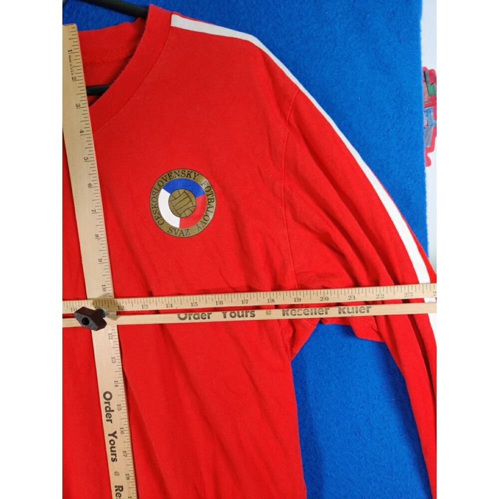Adidas Originals Czechoslovakia Football Long Sleeve Shirt Men's SIze Large - Picture 8 of 16